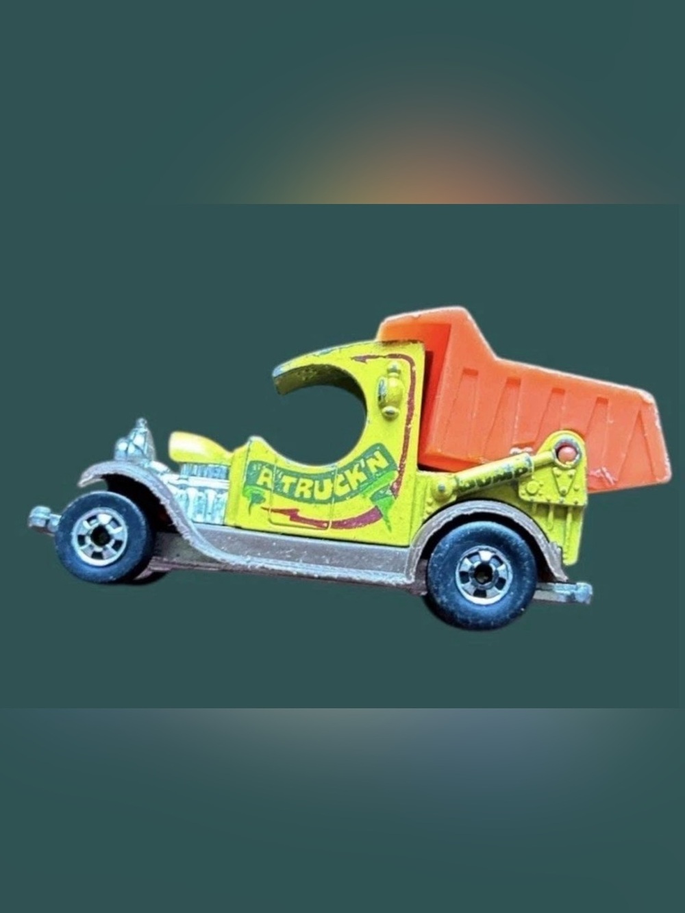 Hot Wheels Vintage Hong Kong "A" Truck'n  Yellow Dump Truck 1977 used Condition